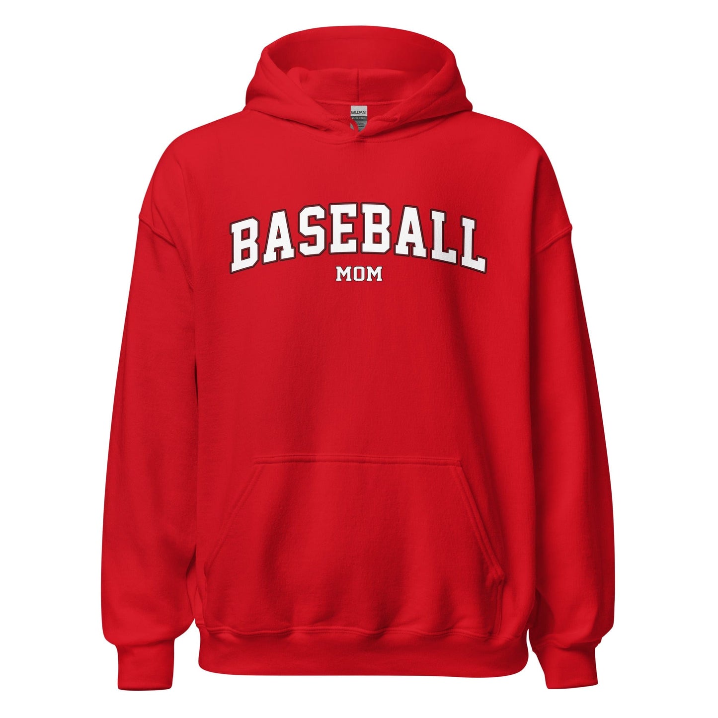 Baseball Mom Hoodie Red / S Spirit Gear Collective Hoodie