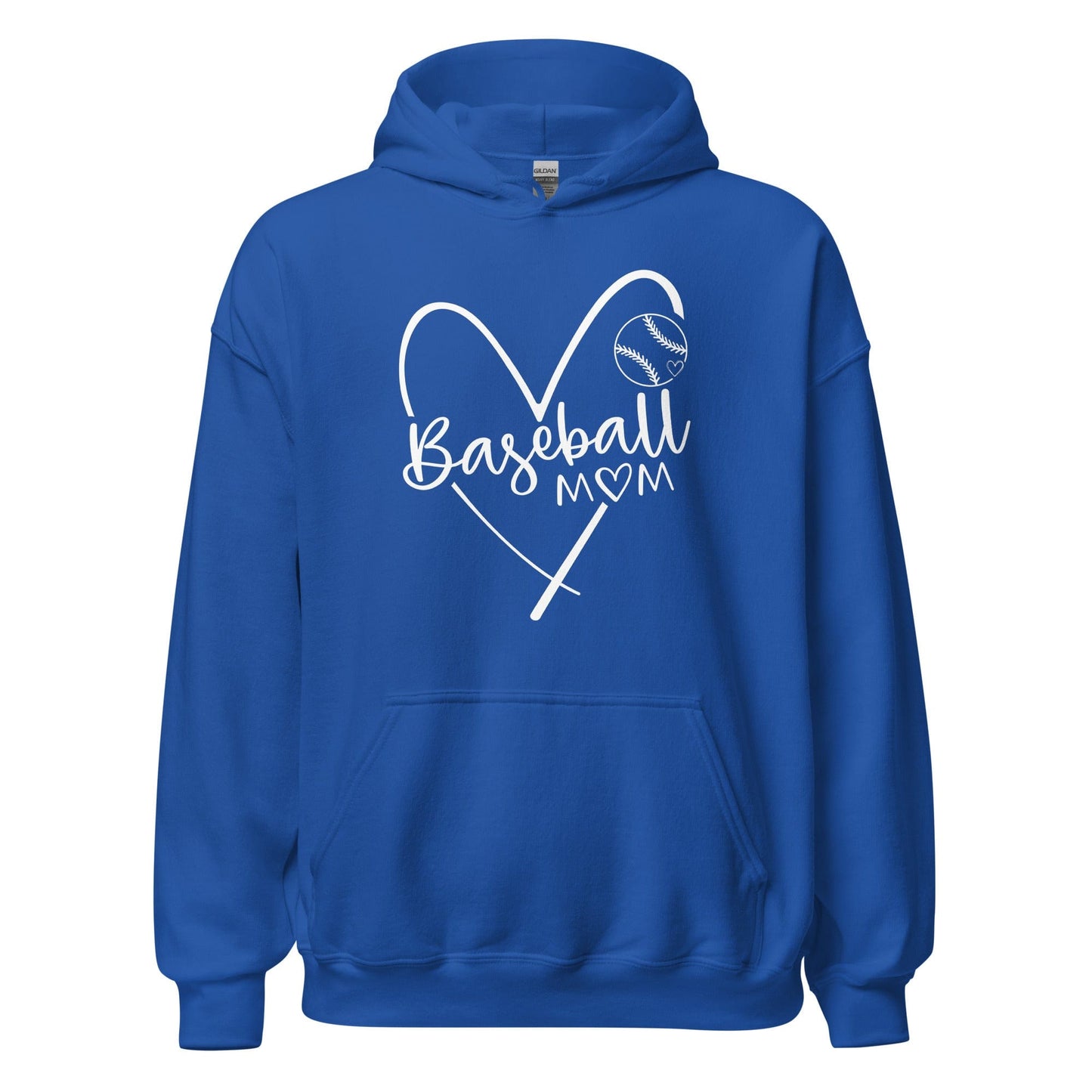 Baseball Mom Hoodie Royal / S Spirit Gear Collective Hoodie