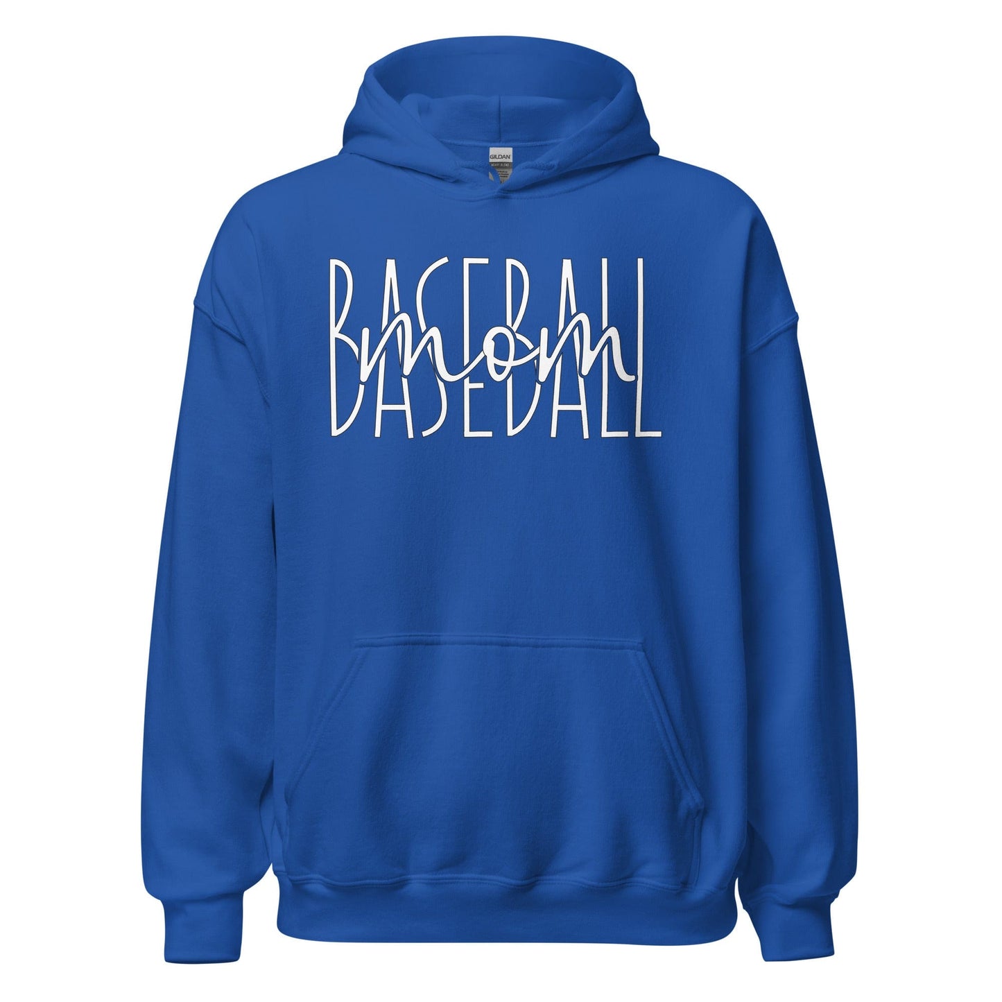 Baseball Mom Hoodie Royal / S Spirit Gear Collective Hoodie