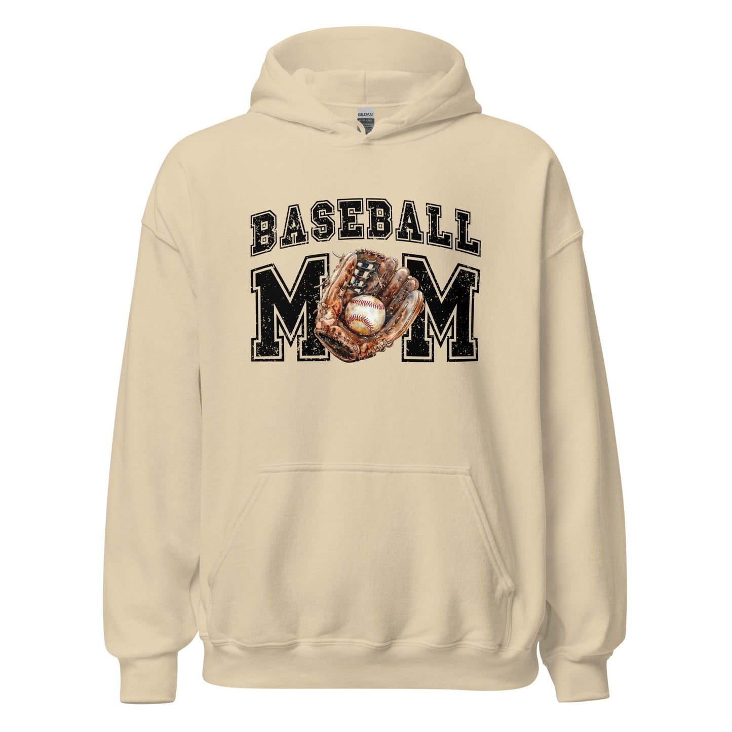 Baseball Mom Hoodie Sand / S Spirit Gear Collective Hoodie