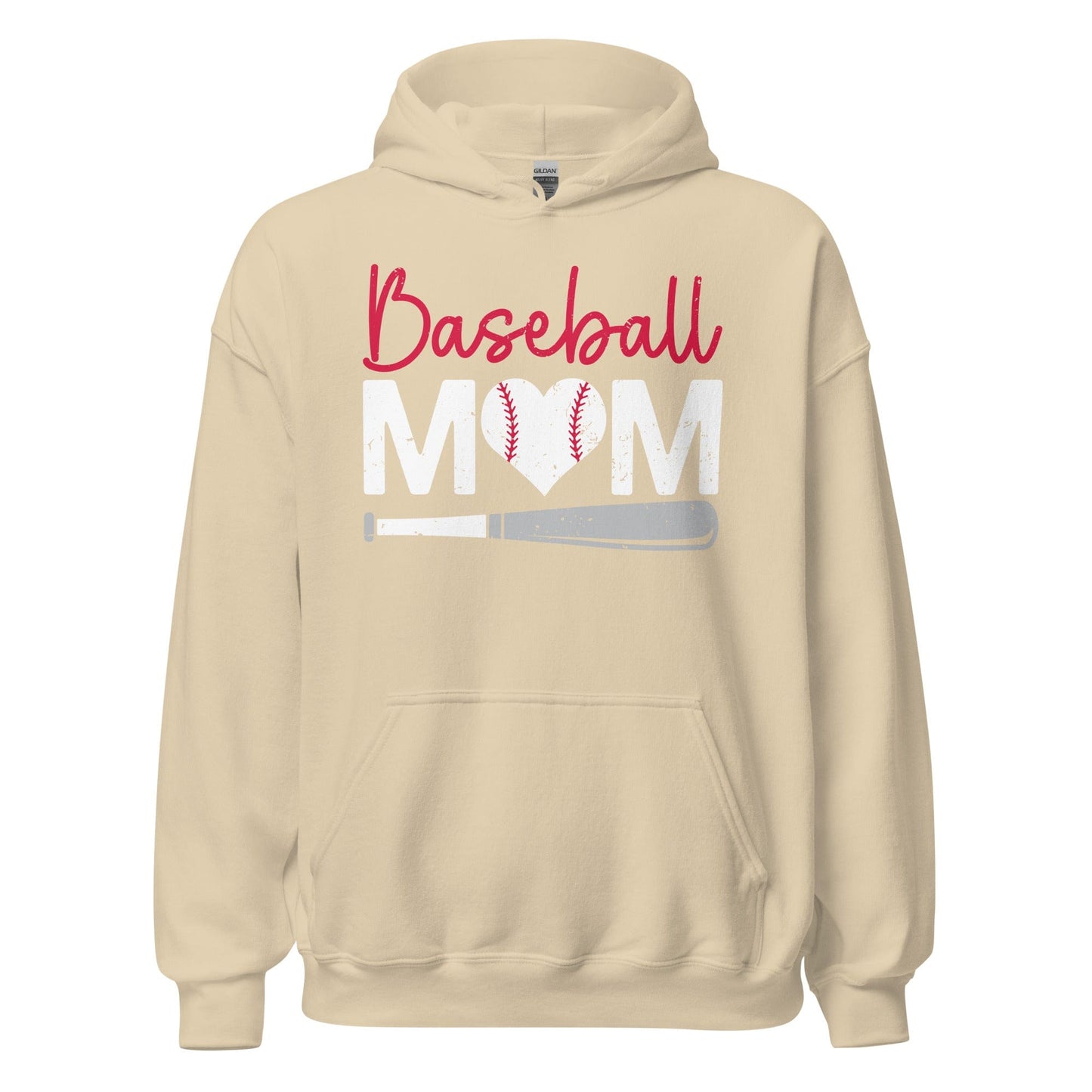 Baseball Mom Hoodie Sand / S Spirit Gear Collective Hoodie