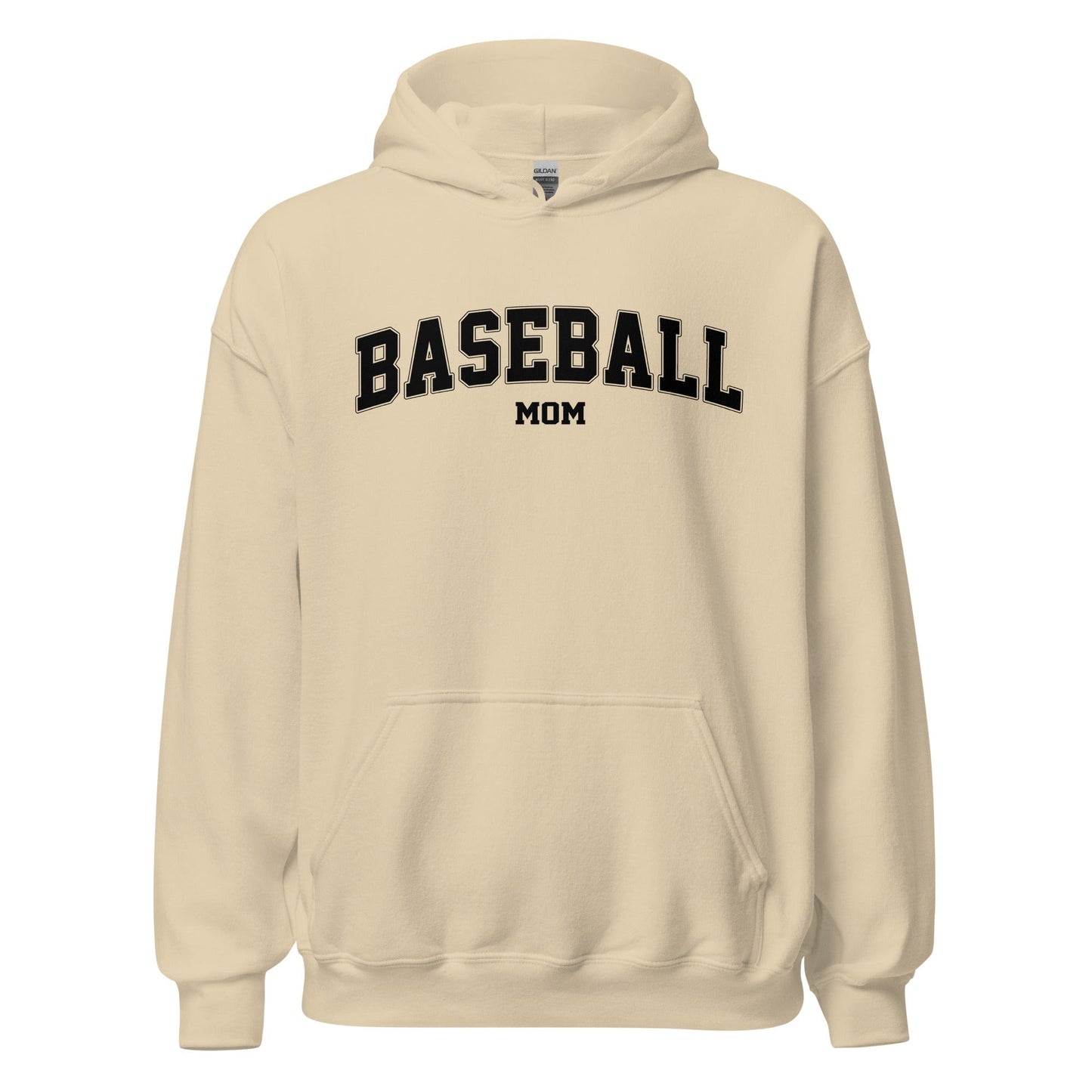 Baseball Mom Hoodie Sand / S Spirit Gear Collective Hoodie