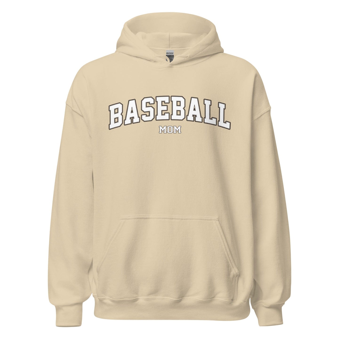 Baseball Mom Hoodie Sand / S Spirit Gear Collective Hoodie