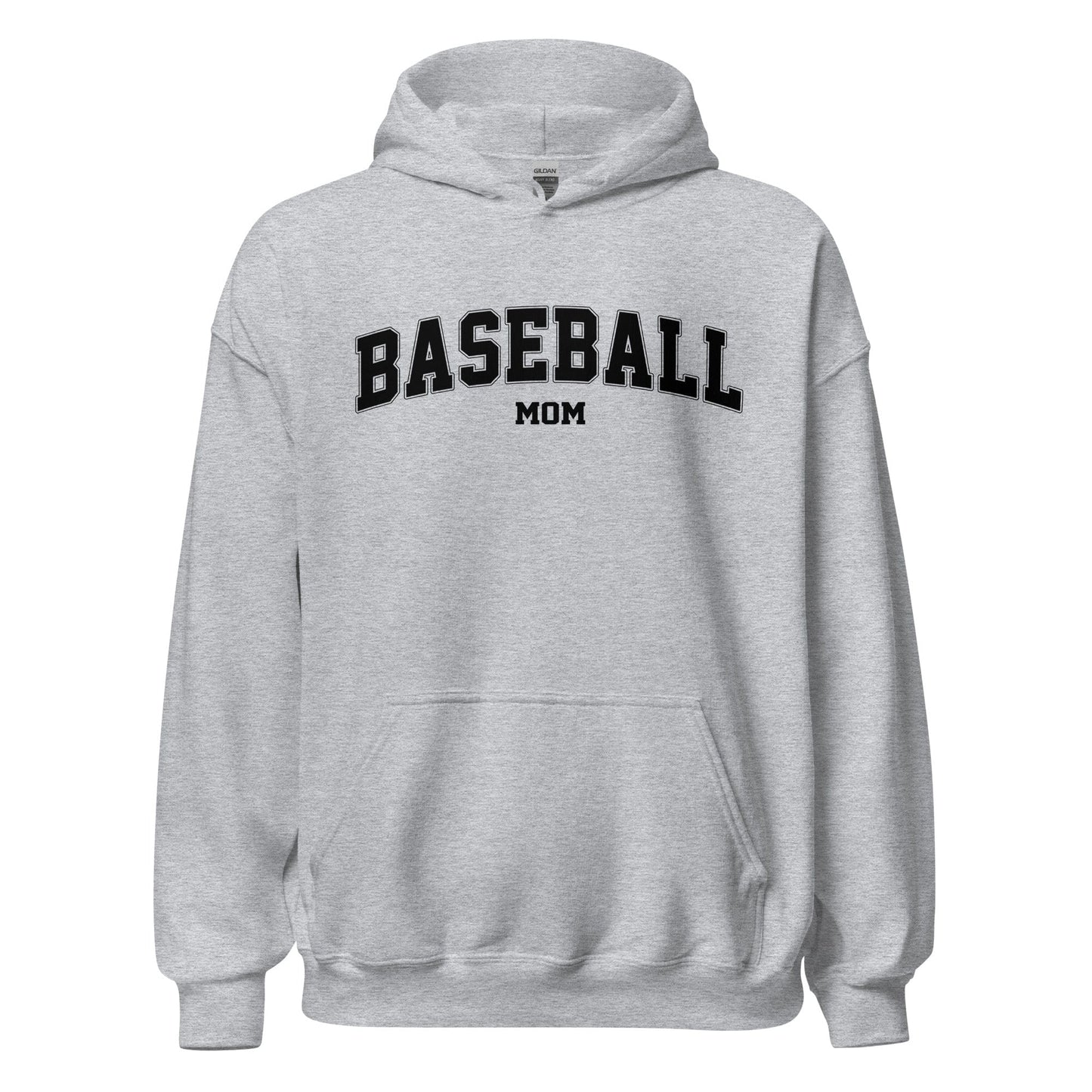 Baseball Mom Hoodie Sport Grey / S Spirit Gear Collective Hoodie