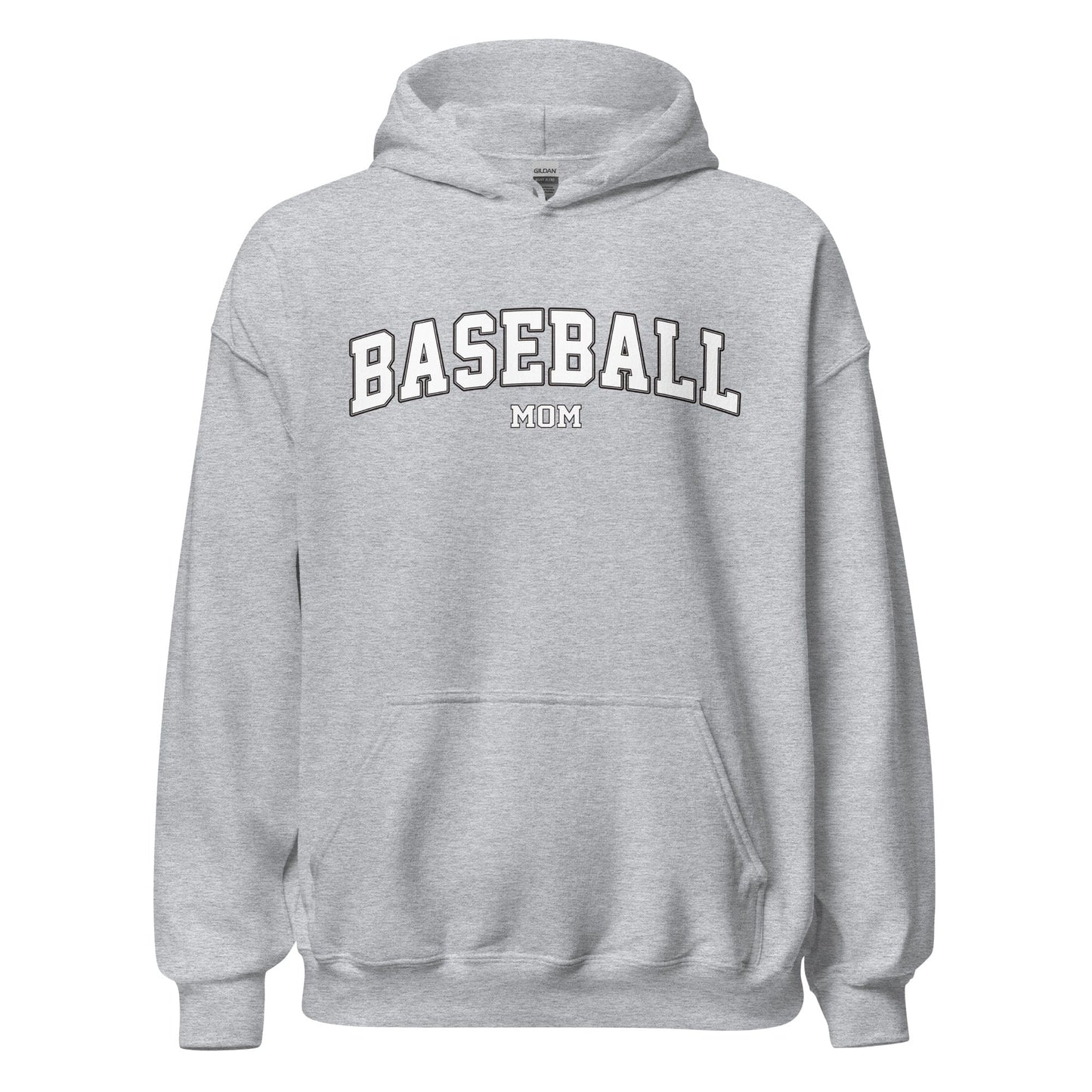 Baseball Mom Hoodie Sport Grey / S Spirit Gear Collective Hoodie