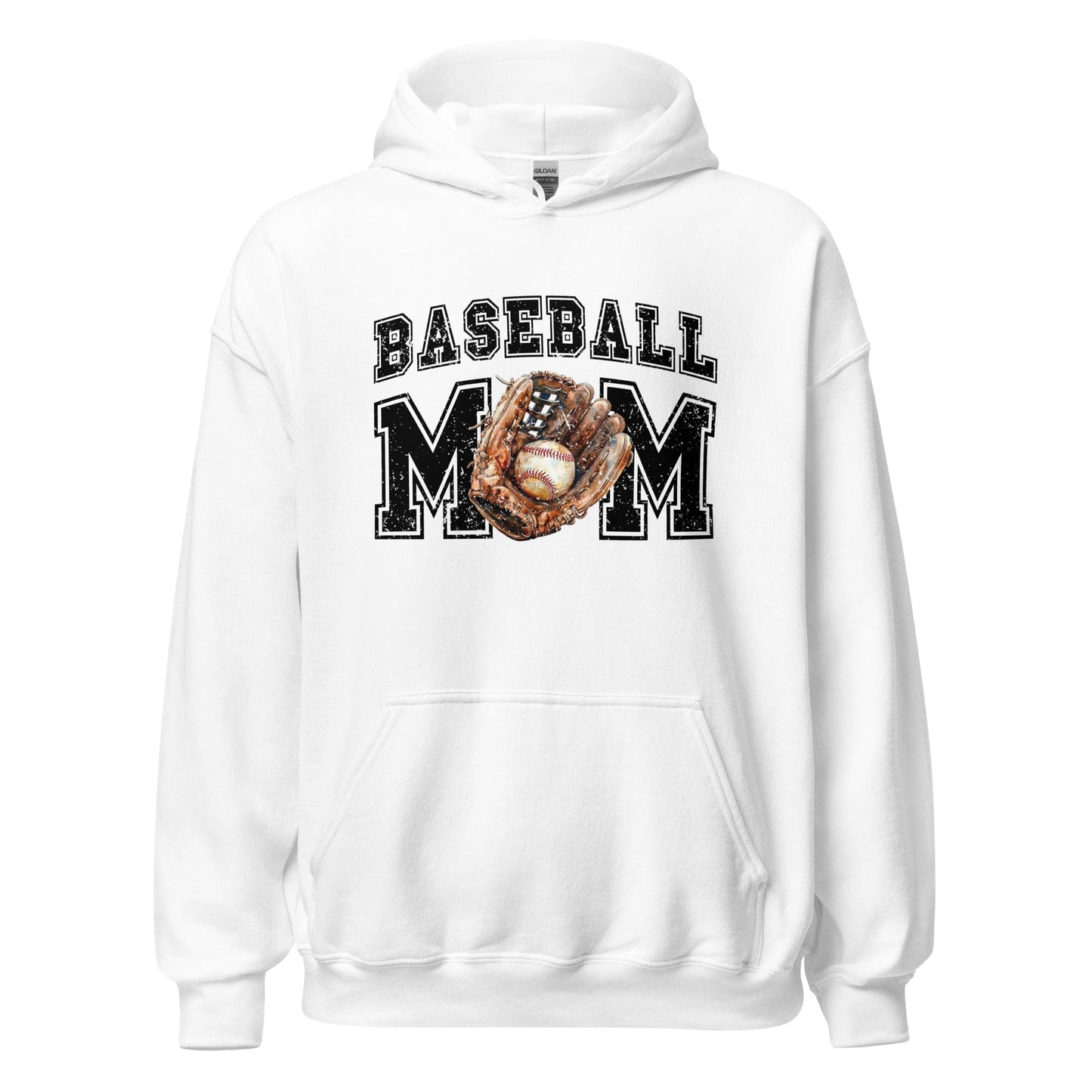 Baseball Mom Hoodie White / S Spirit Gear Collective Hoodie