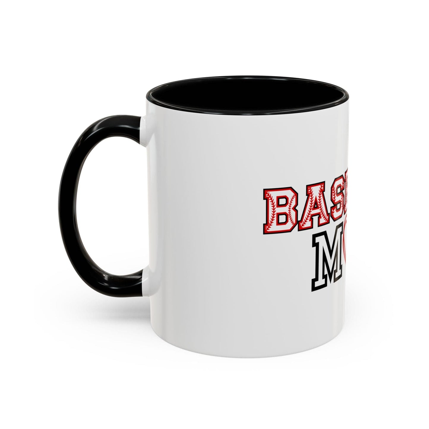 Baseball Mom Mug | Sports Mom Coffee Cup | Baseball Gift for Mom | Color Accent Mug | Mother’s Day Gift | Team Mom Mug Printify Mug