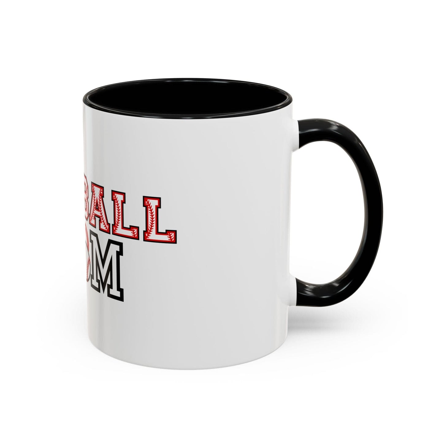 Baseball Mom Mug | Sports Mom Coffee Cup | Baseball Gift for Mom | Color Accent Mug | Mother’s Day Gift | Team Mom Mug Printify Mug