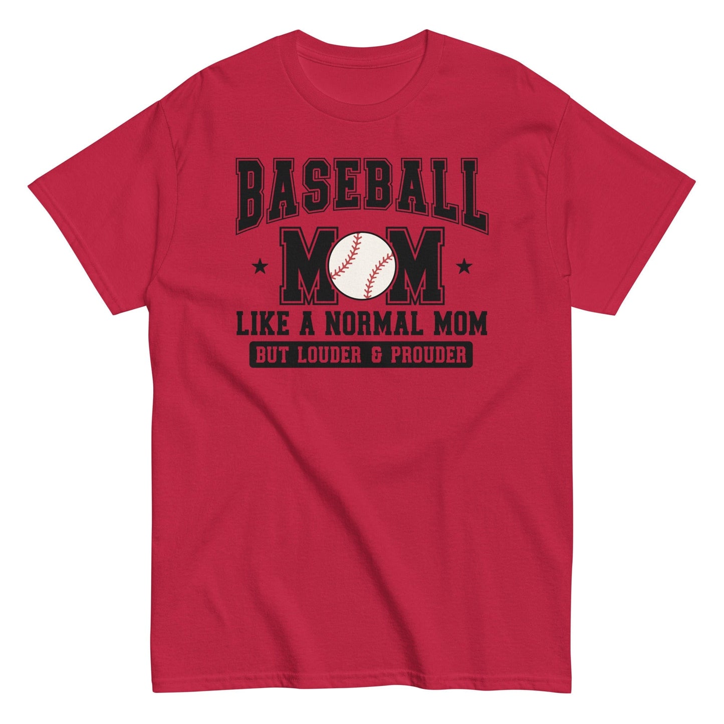 Baseball Mom Shirt Cardinal / S Spirit Gear Collective T-Shirt