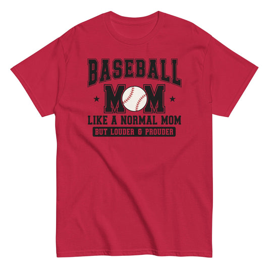 Baseball Mom Shirt Cardinal / S Spirit Gear Collective T-Shirt