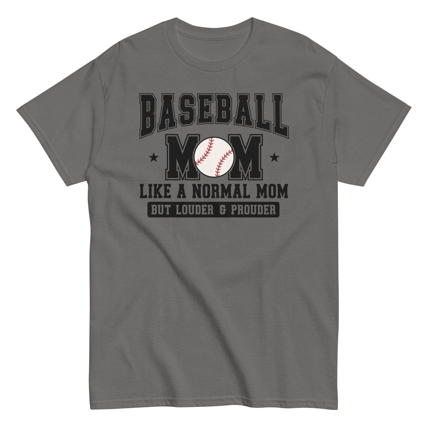 Baseball Mom Shirt Charcoal / S Spirit Gear Collective T-Shirt