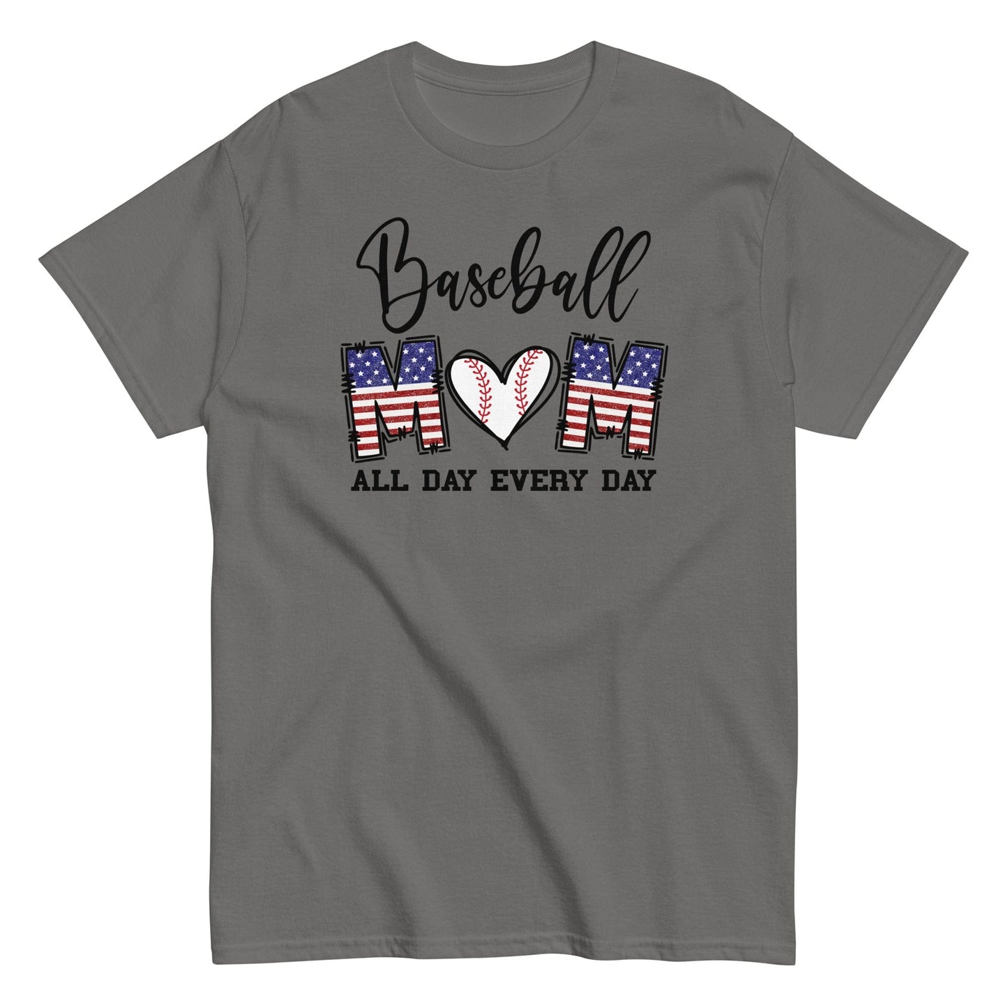 Baseball Mom Shirt Charcoal / S Spirit Gear Collective T-Shirt