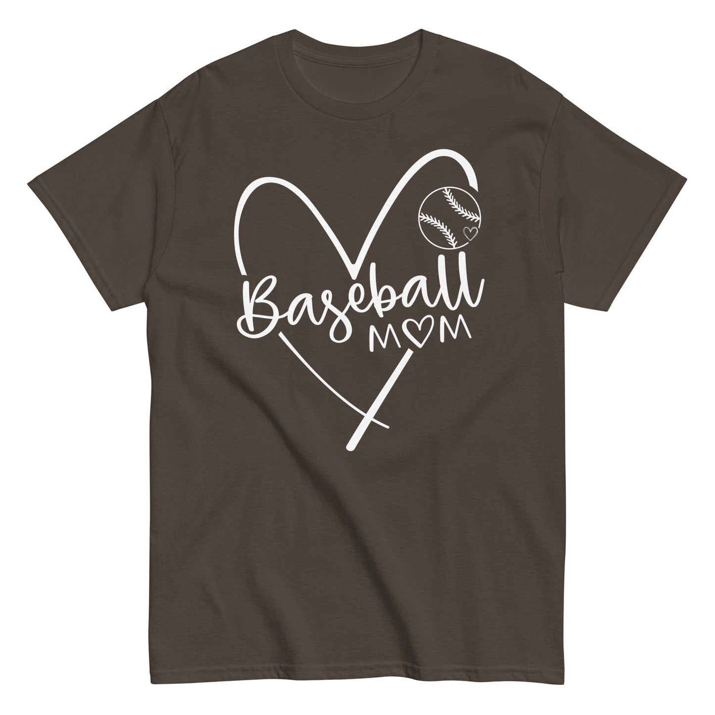 Baseball Mom Shirt Dark Chocolate / S Spirit Gear Collective T-Shirt