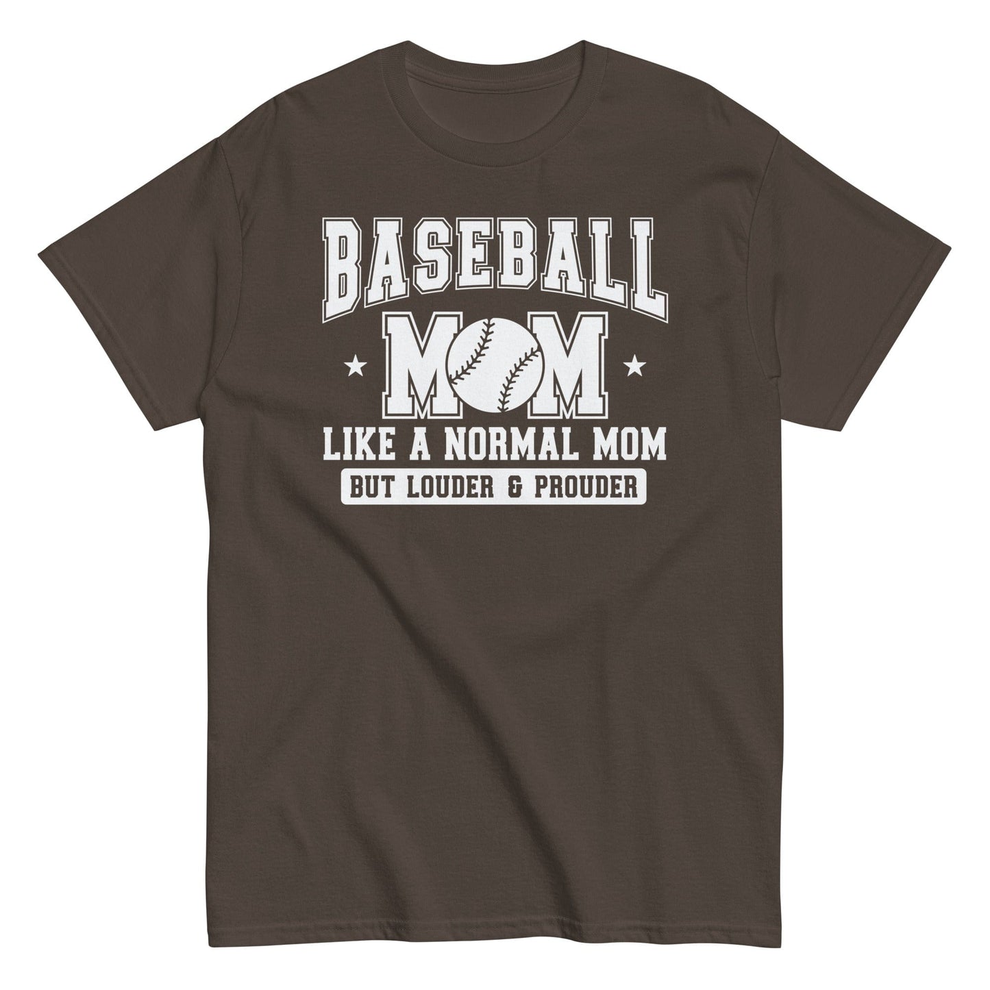 Baseball Mom Shirt Dark Chocolate / S Spirit Gear Collective T-Shirt