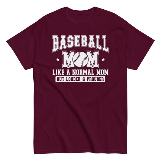 Baseball Mom Shirt Maroon / S Spirit Gear Collective T-Shirt