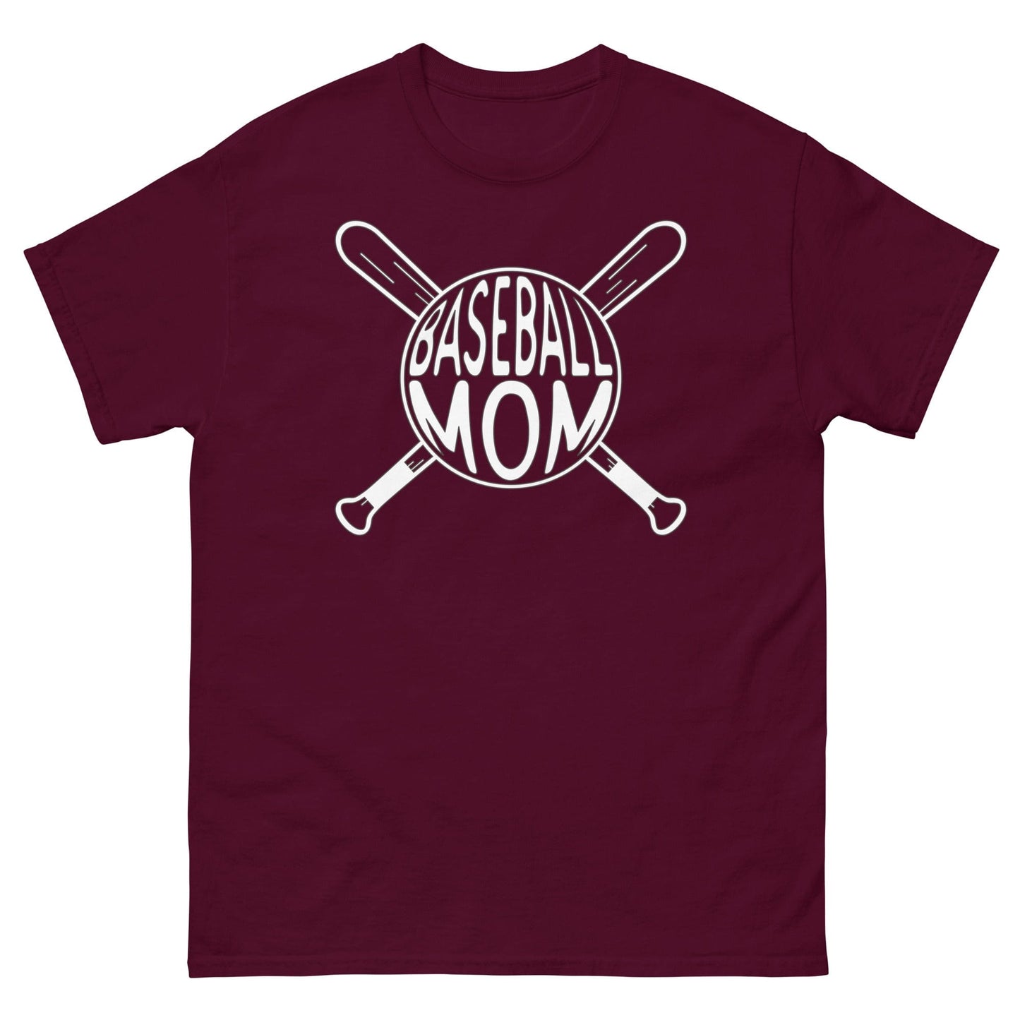 Baseball Mom Shirt Maroon / S Spirit Gear Collective T-Shirt