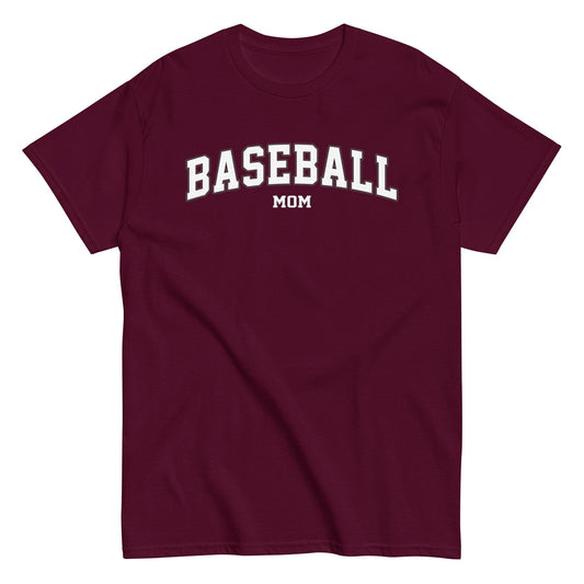 Baseball Mom Shirt Maroon / S Spirit Gear Collective T-Shirt