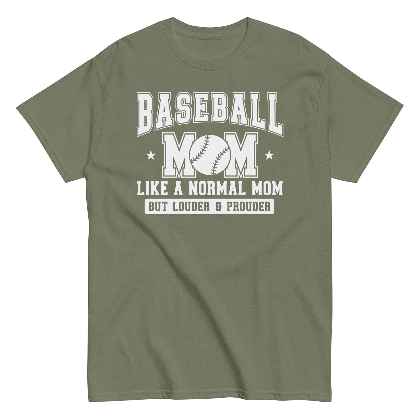 Baseball Mom Shirt Military Green / S Spirit Gear Collective T-Shirt