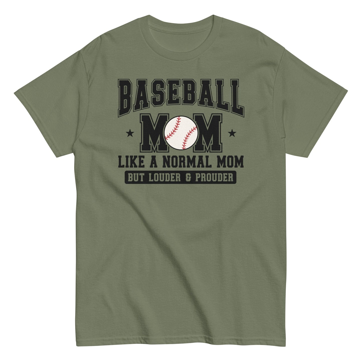 Baseball Mom Shirt Military Green / S Spirit Gear Collective T-Shirt