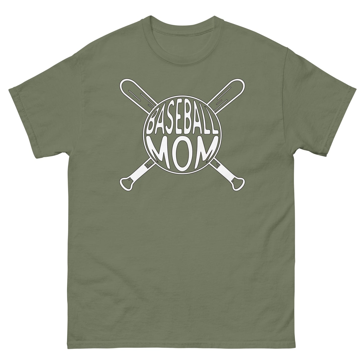 Baseball Mom Shirt Military Green / S Spirit Gear Collective T-Shirt