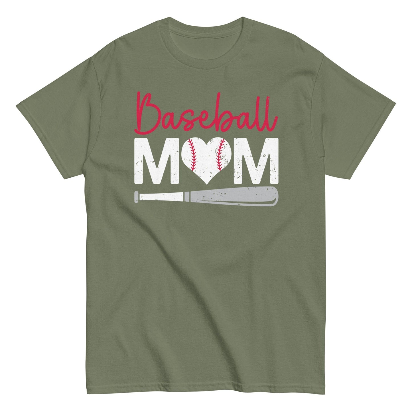 Baseball Mom Shirt Military Green / S Spirit Gear Collective T-Shirt