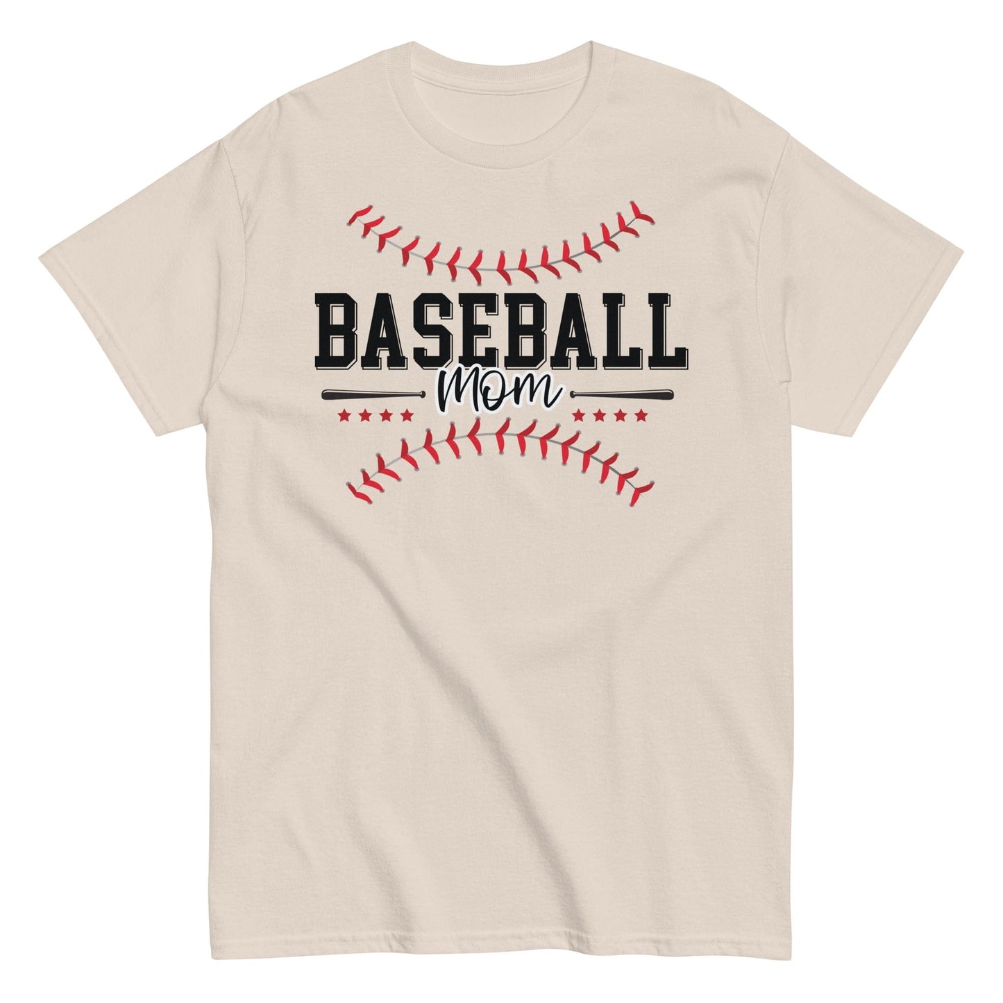 Baseball Mom Shirt Natural / S Spirit Gear Collective T-Shirt