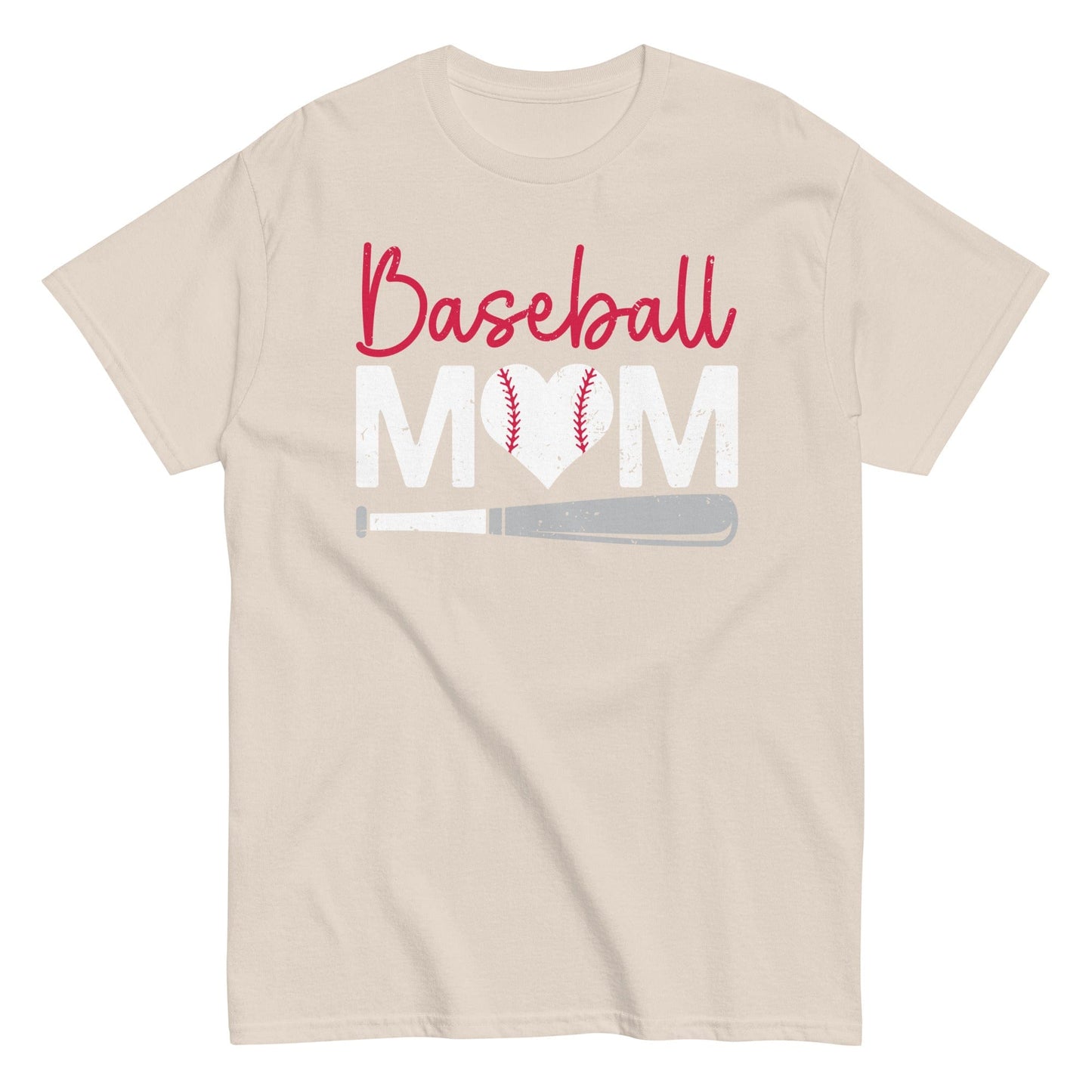 Baseball Mom Shirt Natural / S Spirit Gear Collective T-Shirt