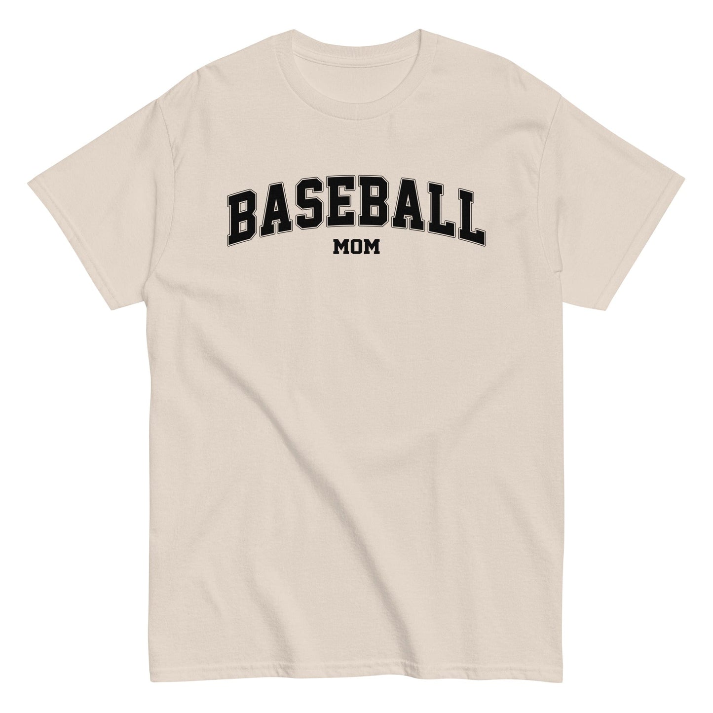 Baseball Mom Shirt Natural / S Spirit Gear Collective T-Shirt