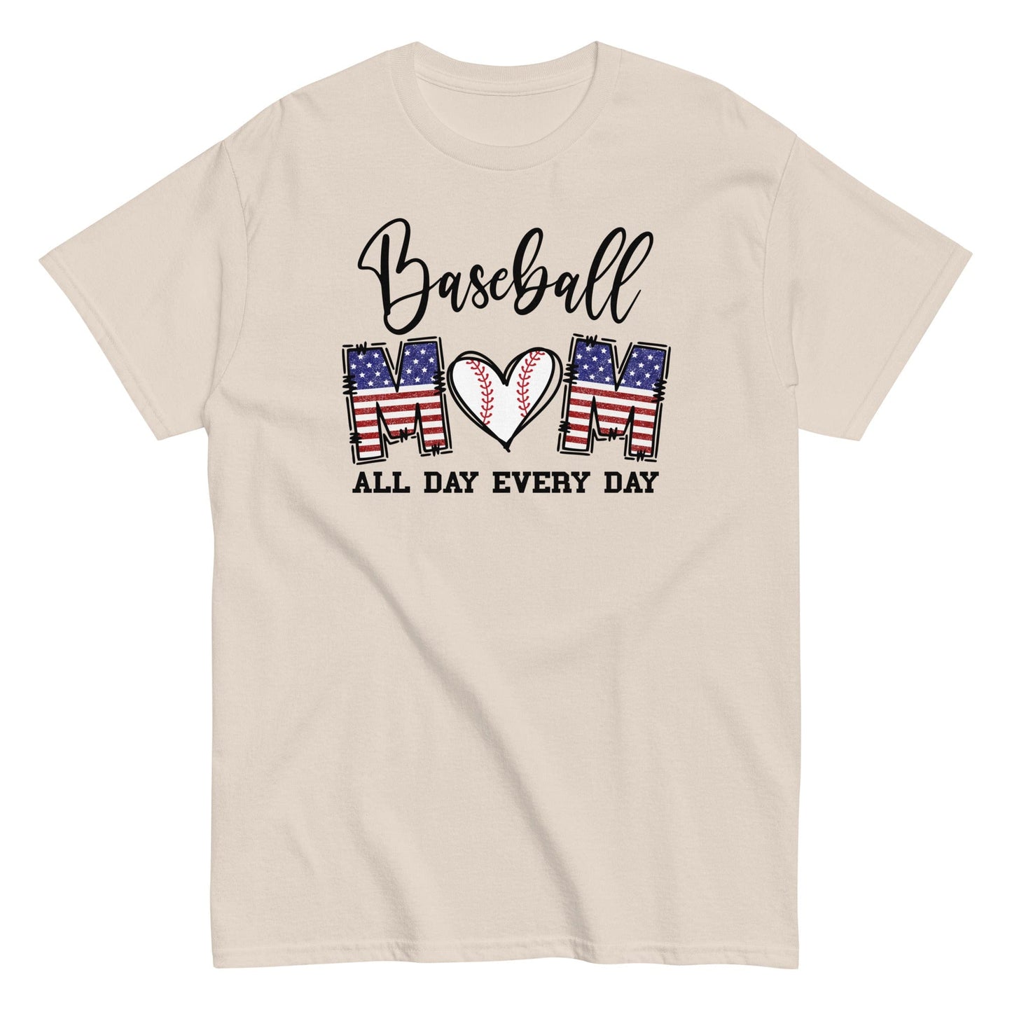 Baseball Mom Shirt Natural / S Spirit Gear Collective T-Shirt