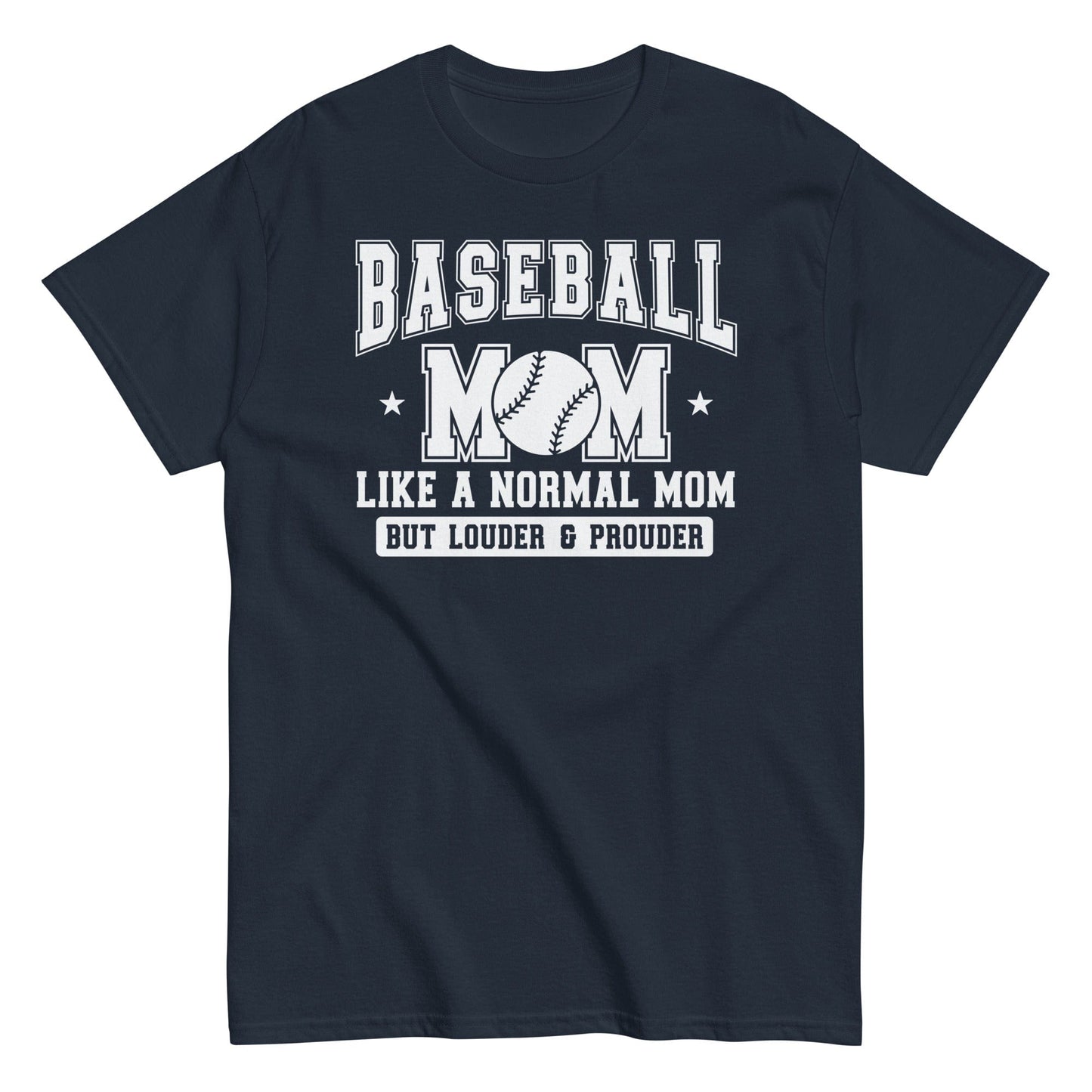 Baseball Mom Shirt Navy / S Spirit Gear Collective T-Shirt