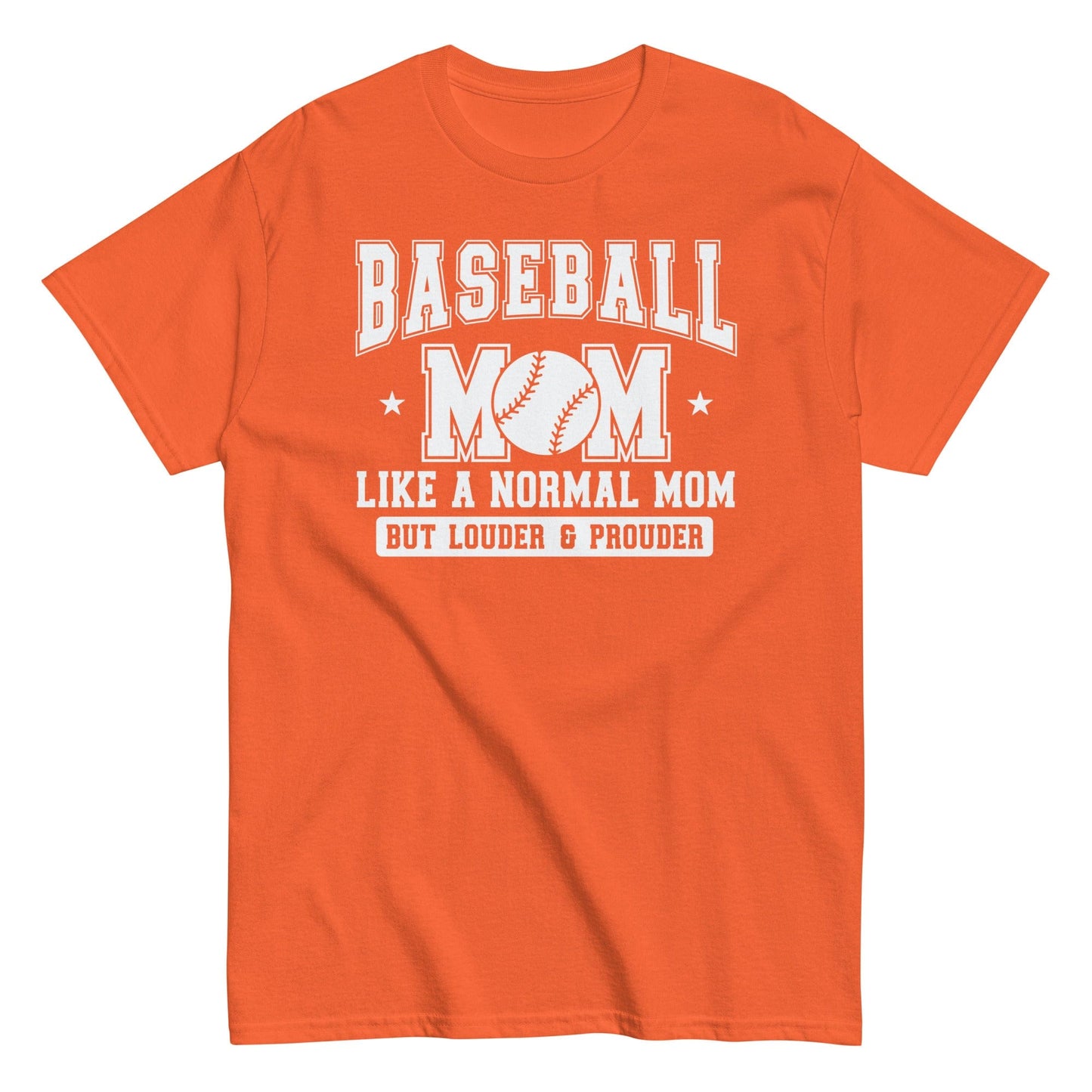 Baseball Mom Shirt Orange / S Spirit Gear Collective T-Shirt