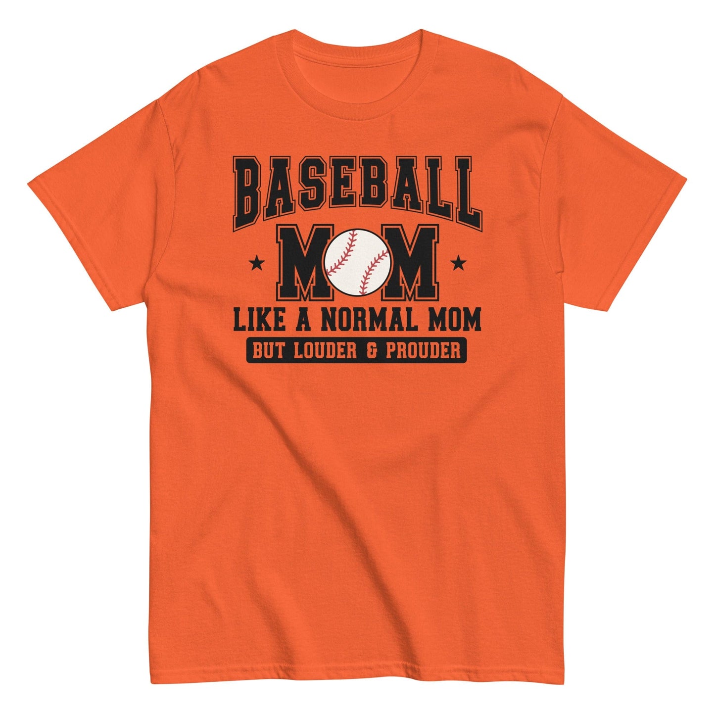 Baseball Mom Shirt Orange / S Spirit Gear Collective T-Shirt