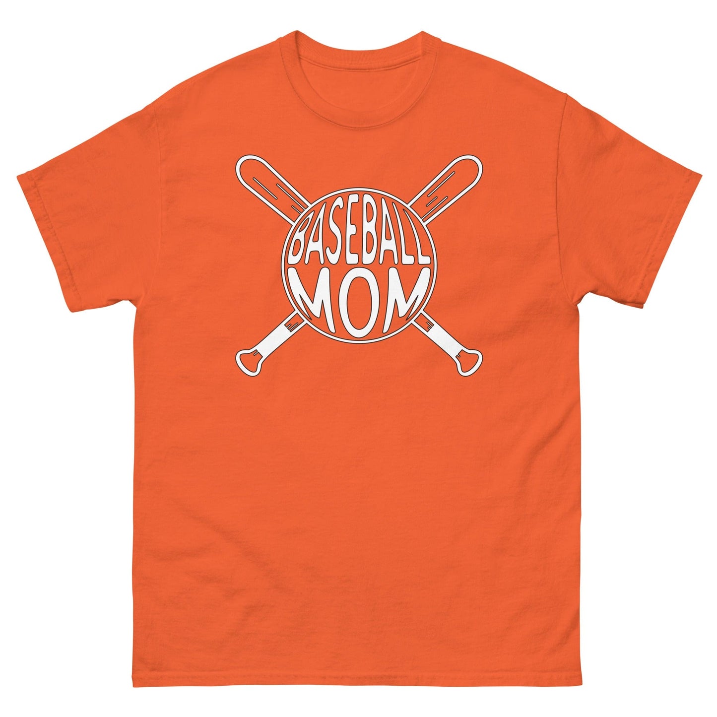 Baseball Mom Shirt Orange / S Spirit Gear Collective T-Shirt