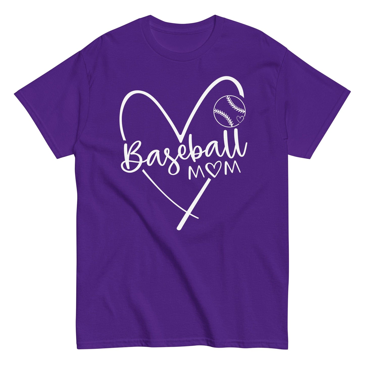 Baseball Mom Shirt Purple / S Spirit Gear Collective T-Shirt