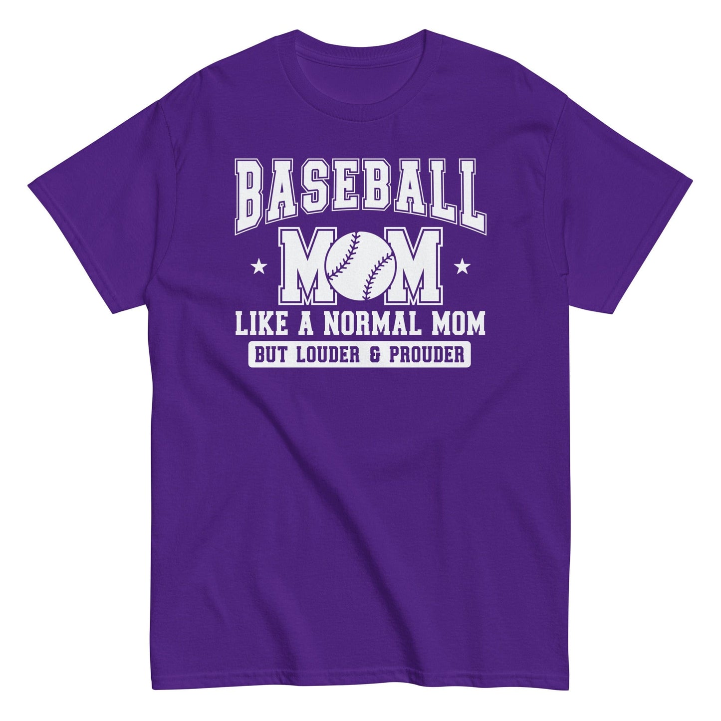 Baseball Mom Shirt Purple / S Spirit Gear Collective T-Shirt