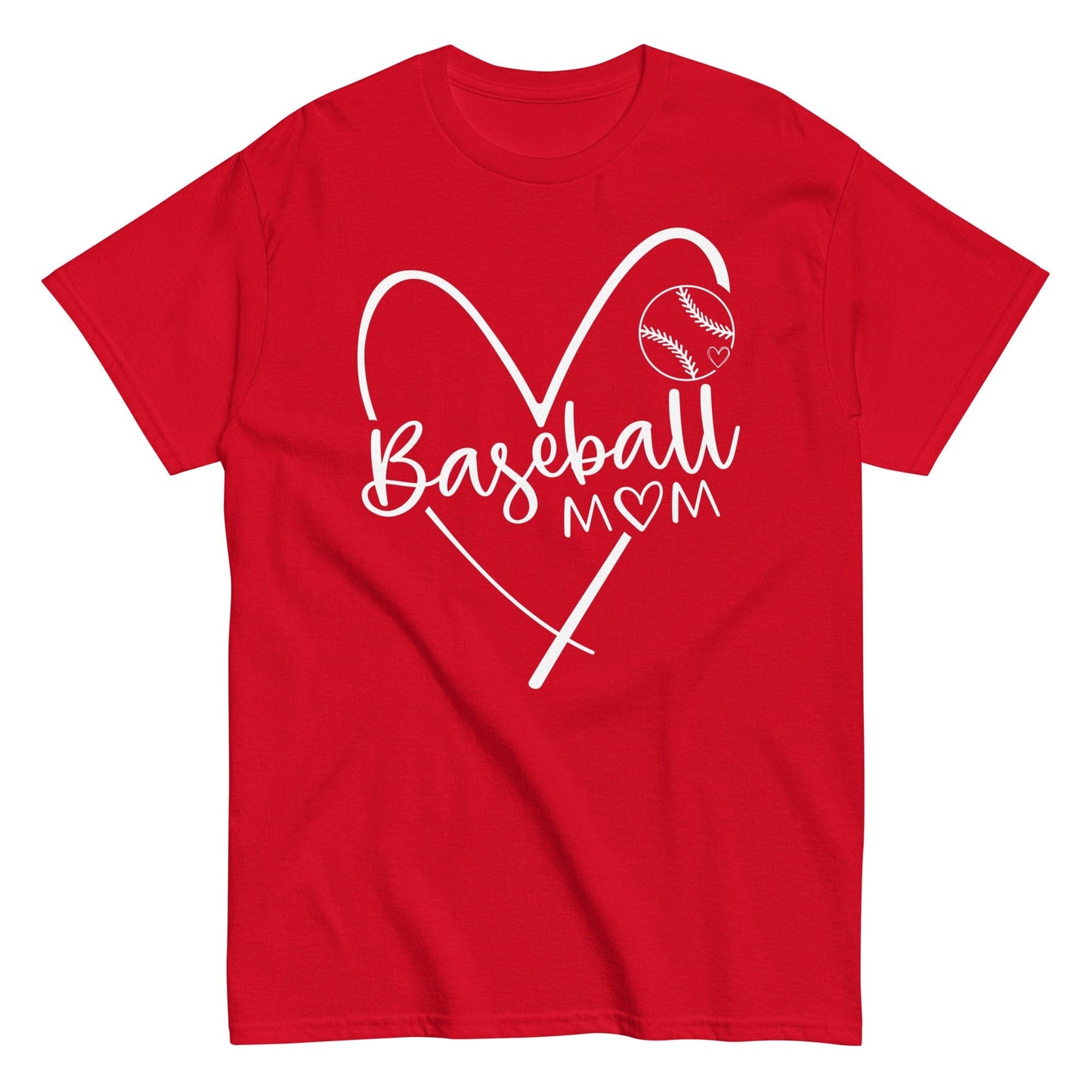 Baseball Mom Shirt Red / S Spirit Gear Collective T-Shirt