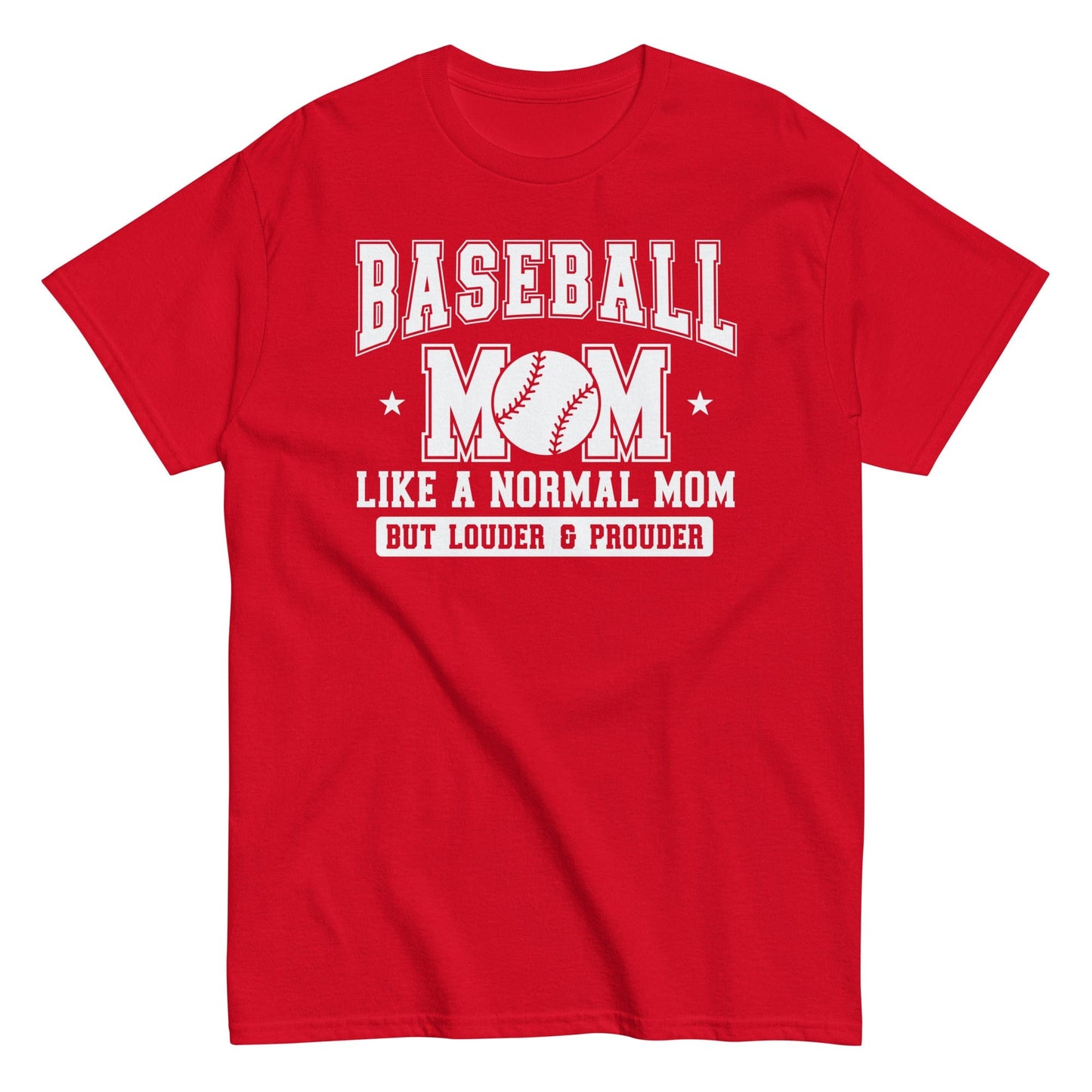 Baseball Mom Shirt Red / S Spirit Gear Collective T-Shirt