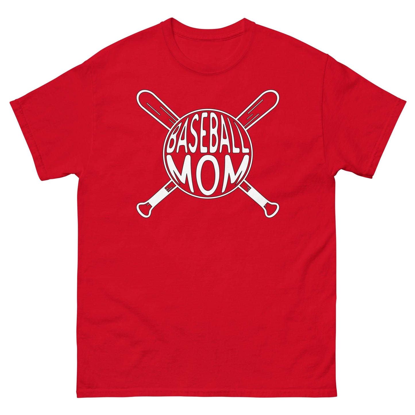 Baseball Mom Shirt Red / S Spirit Gear Collective T-Shirt