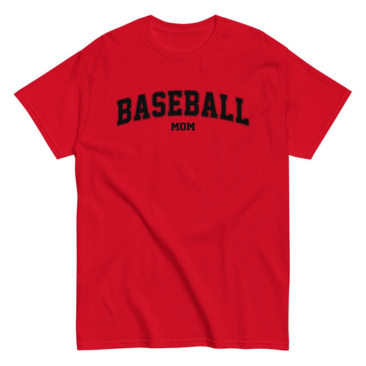 Baseball Mom Shirt Red / S Spirit Gear Collective T-Shirt