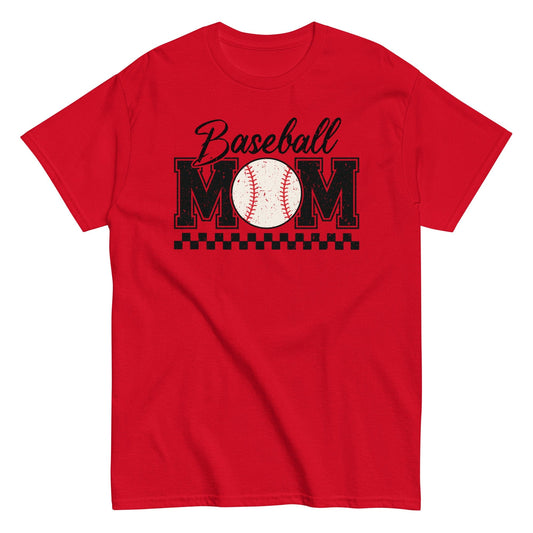 Baseball Mom Shirt Red / S Spirit Gear Collective T-Shirt