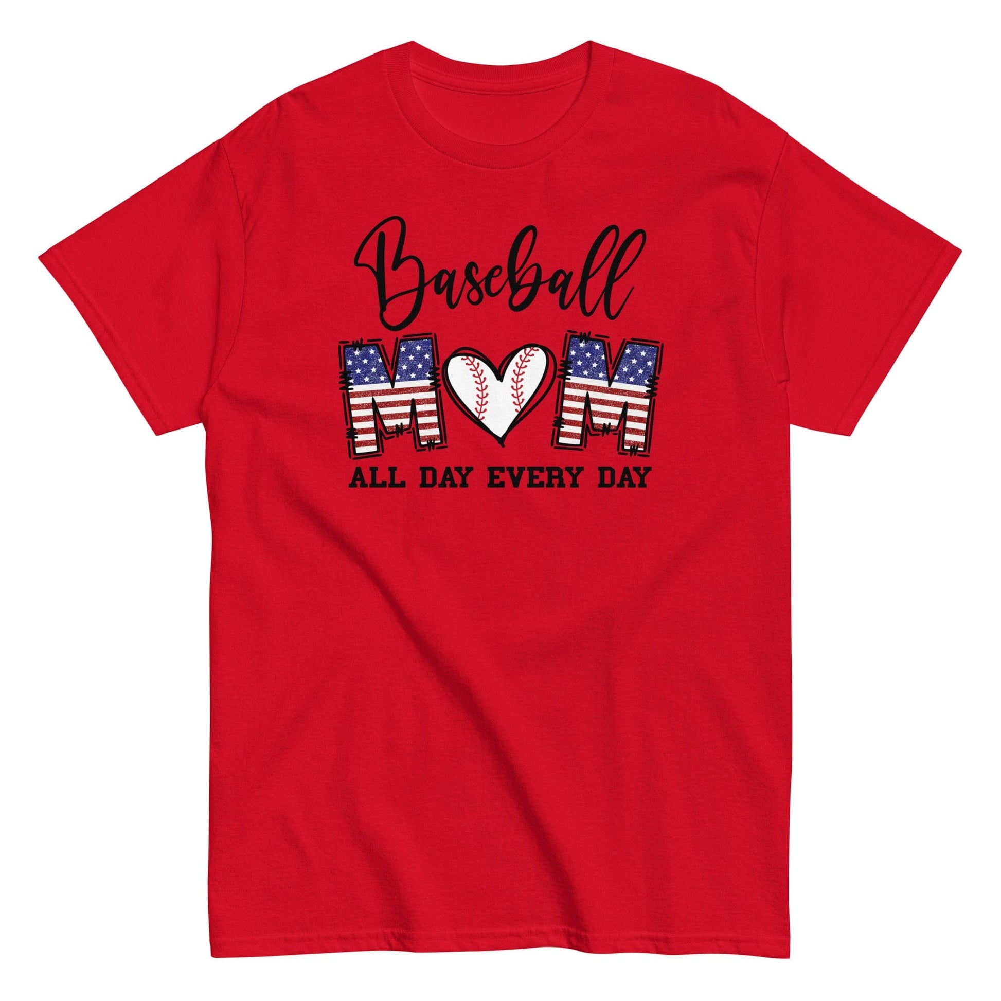 Baseball Mom Shirt Red / S Spirit Gear Collective T-Shirt