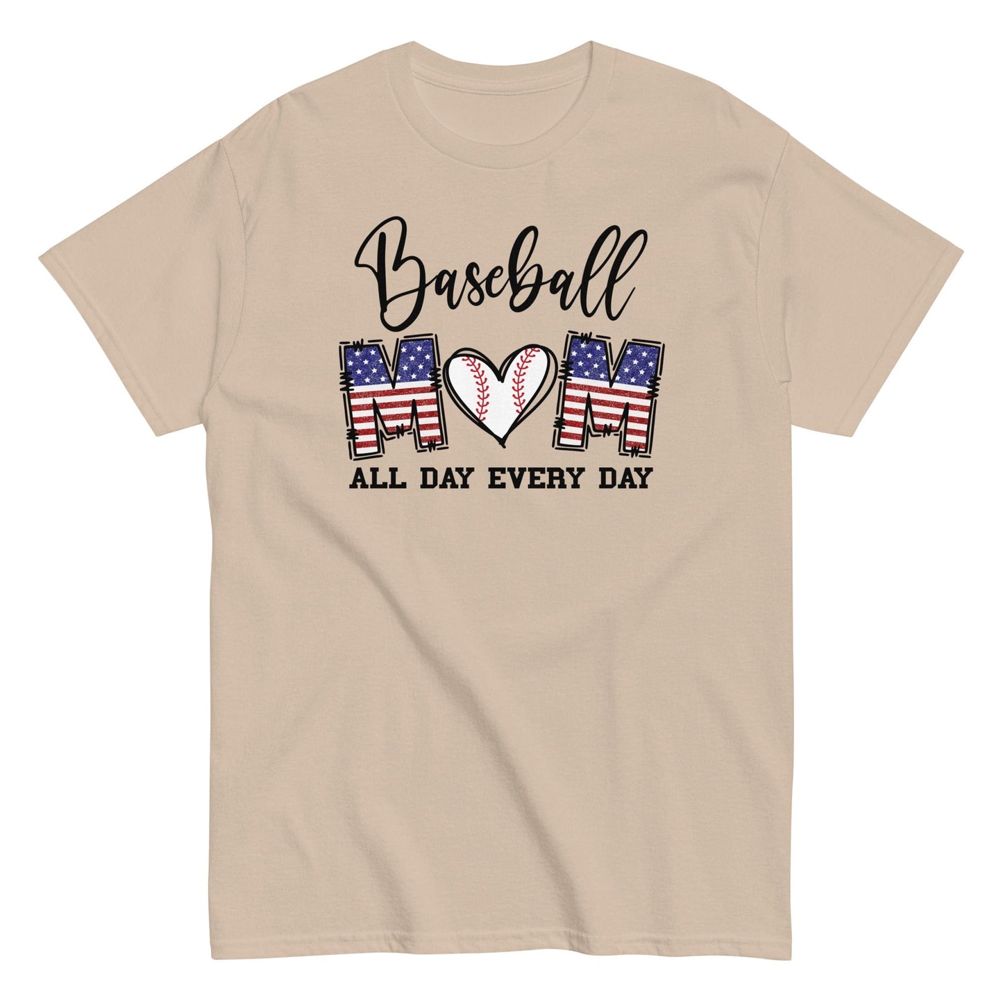 Baseball Mom Shirt Sand / S Spirit Gear Collective T-Shirt