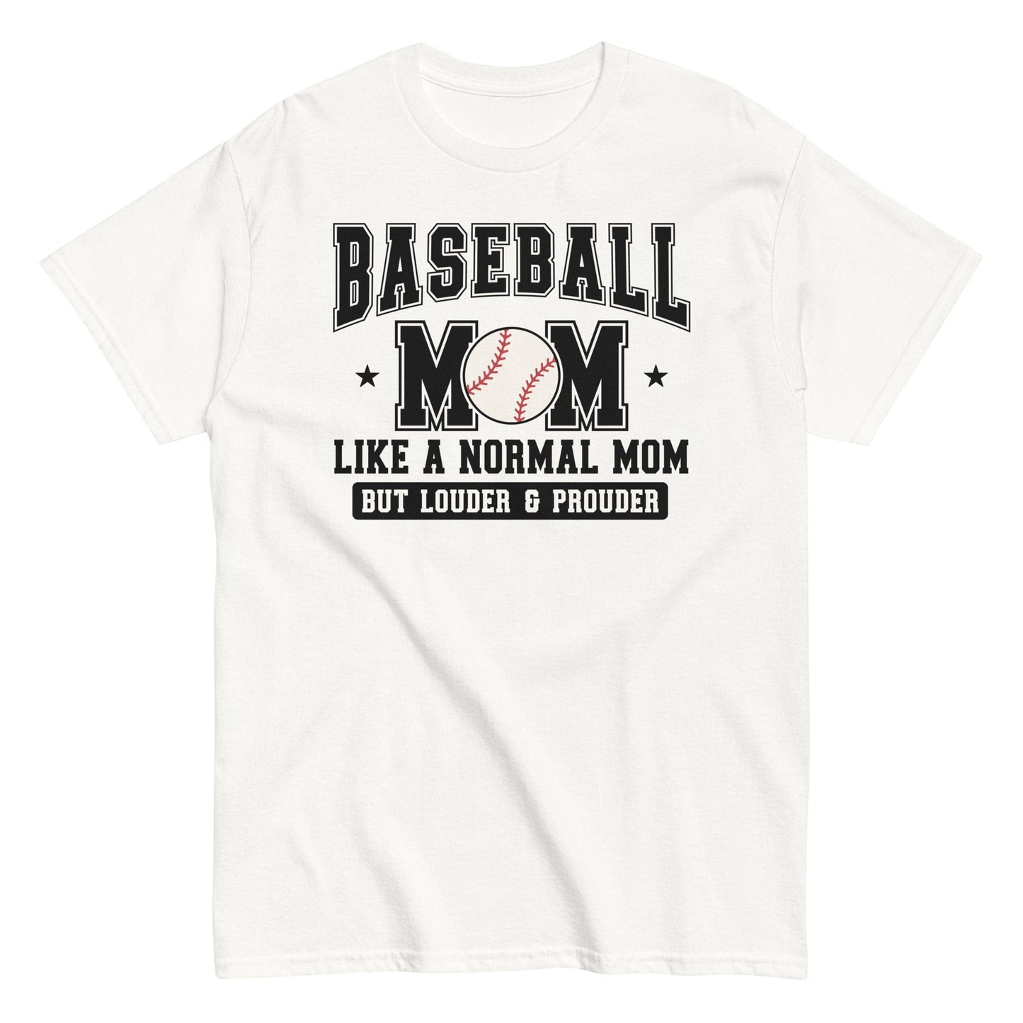 Baseball Mom Shirt White / S Spirit Gear Collective T-Shirt