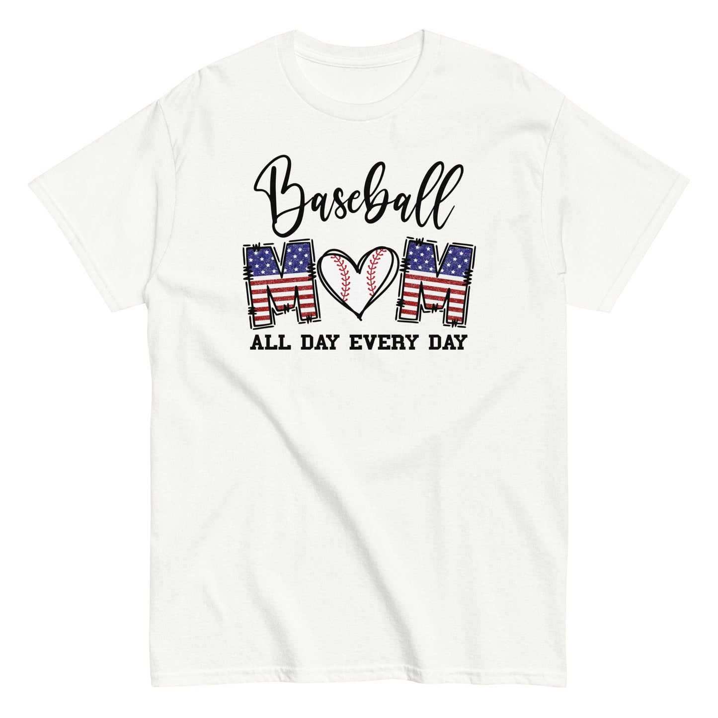 Baseball Mom Shirt White / S Spirit Gear Collective T-Shirt