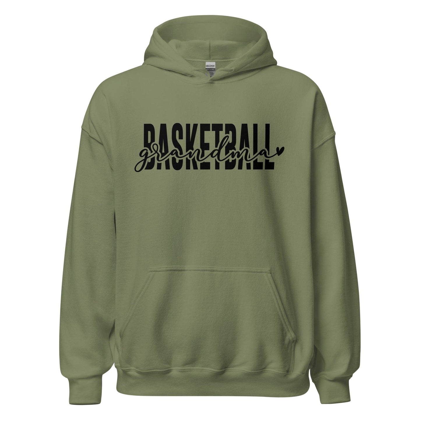 Basektball Grandma Hoodie Military Green / S Spirit Gear Collective Hoodie