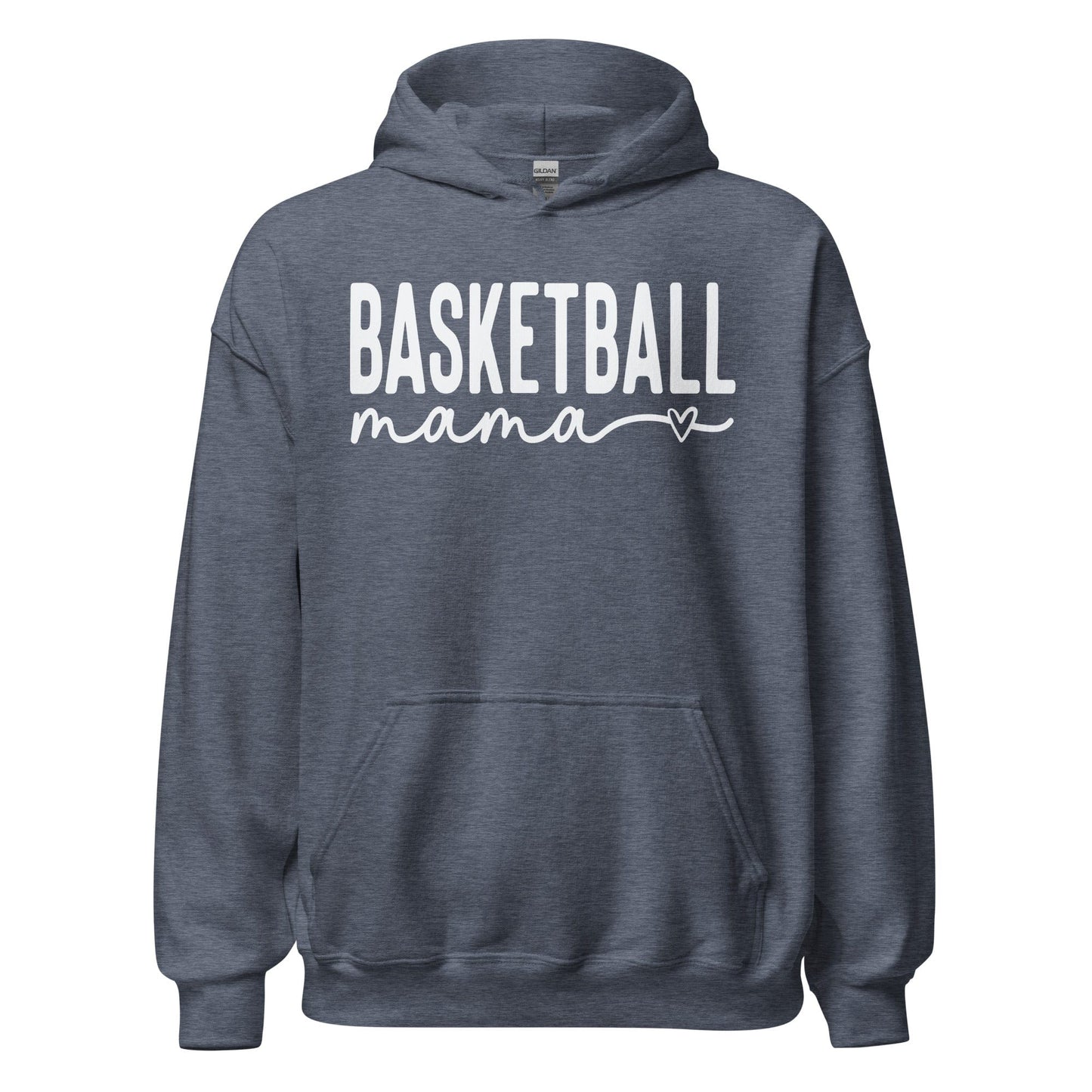 Basektball Mama Hoodie Heather Sport Dark Navy / S Spirit Gear Collective Hoodie