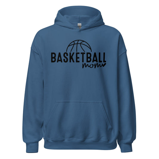 Basektball Mom Hoodie Indigo Blue / S Spirit Gear Collective Hoodie