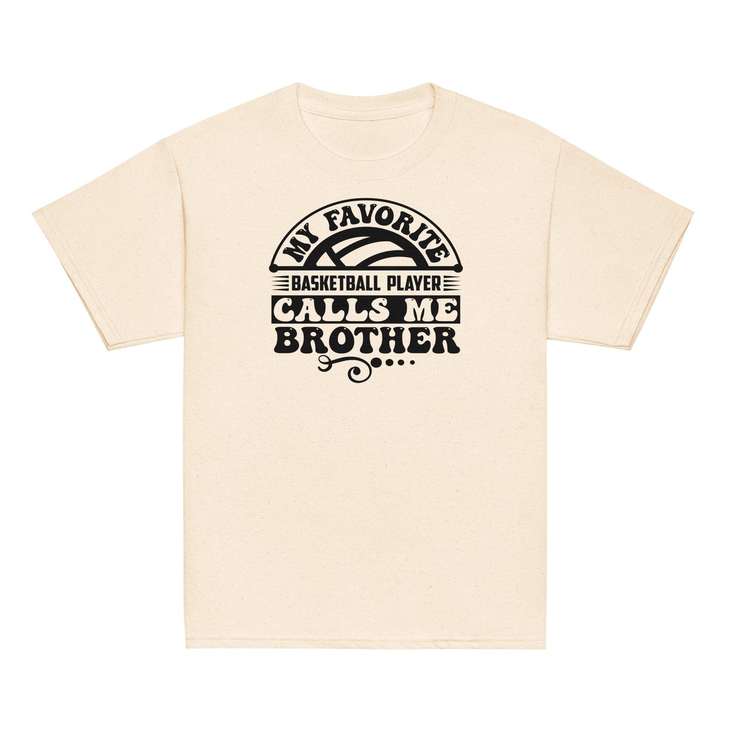 Basketball Brother Shirt – My Favorite Player Calls Me Brother Natural / XS Spirit Gear Collective Basketball Brother Shirt