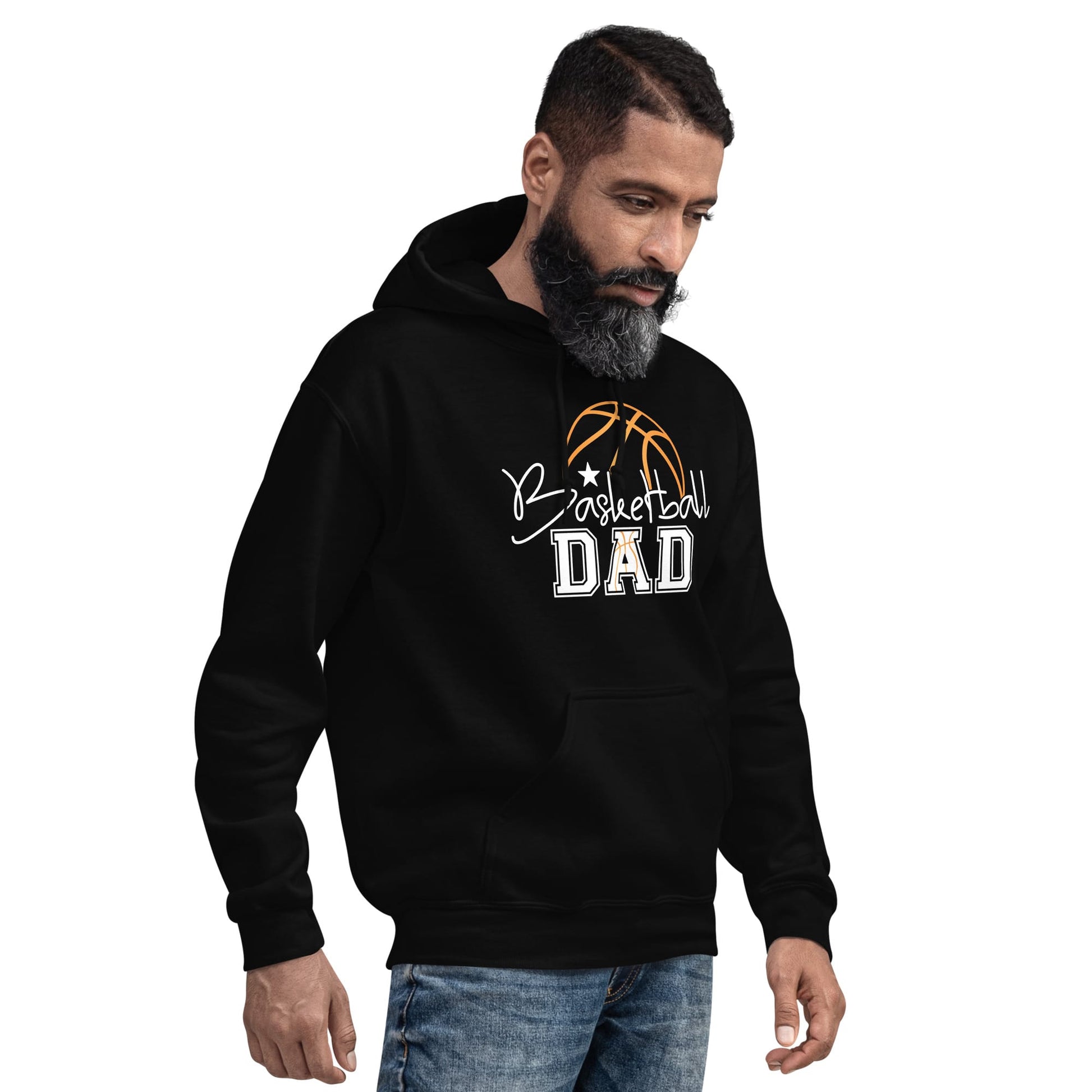 Basketball Dad Hoodie – Stylish Basketball Graphic Hoodie for Proud Sports Dads Spirit Gear Collective