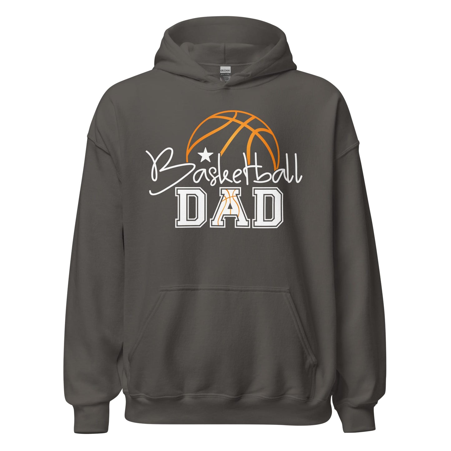 Basketball Dad Hoodie – Stylish Basketball Graphic Hoodie for Proud Sports Dads Charcoal / S Spirit Gear Collective